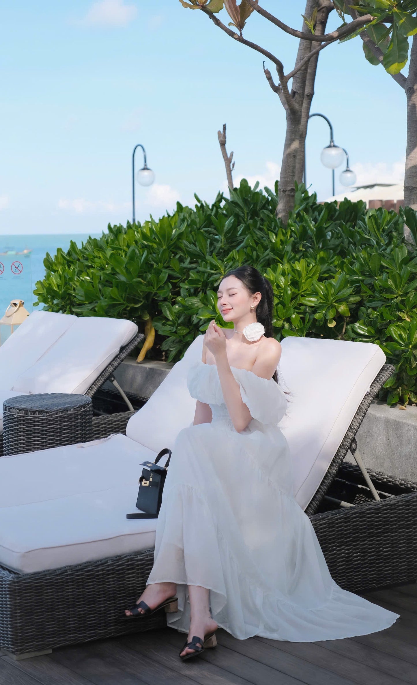Open Shoulder Maxi Summer Dress