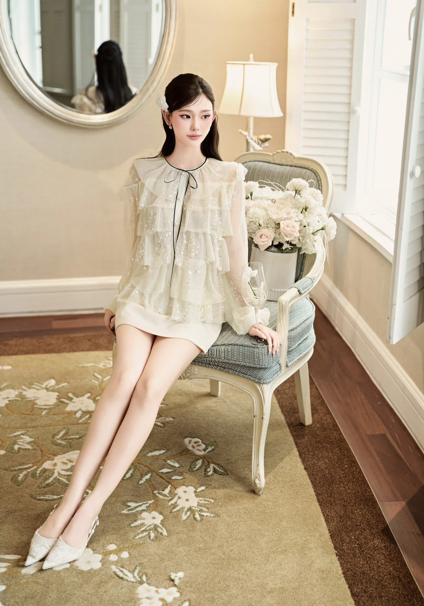 Adore Top and Skirt Set