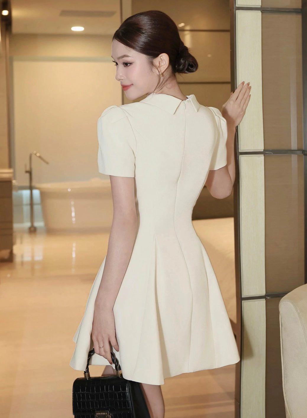 Button Front Aline Dress