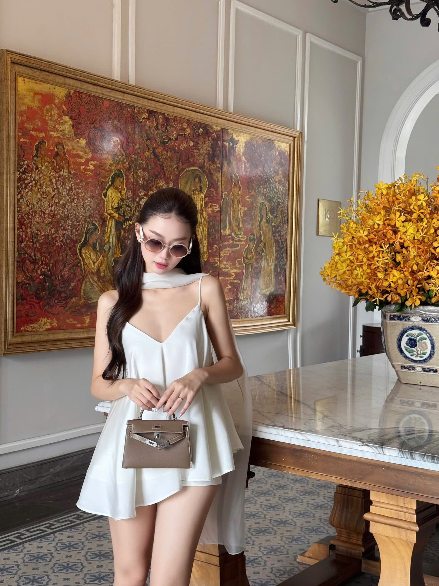 Babydoll Blouse & Short Set
