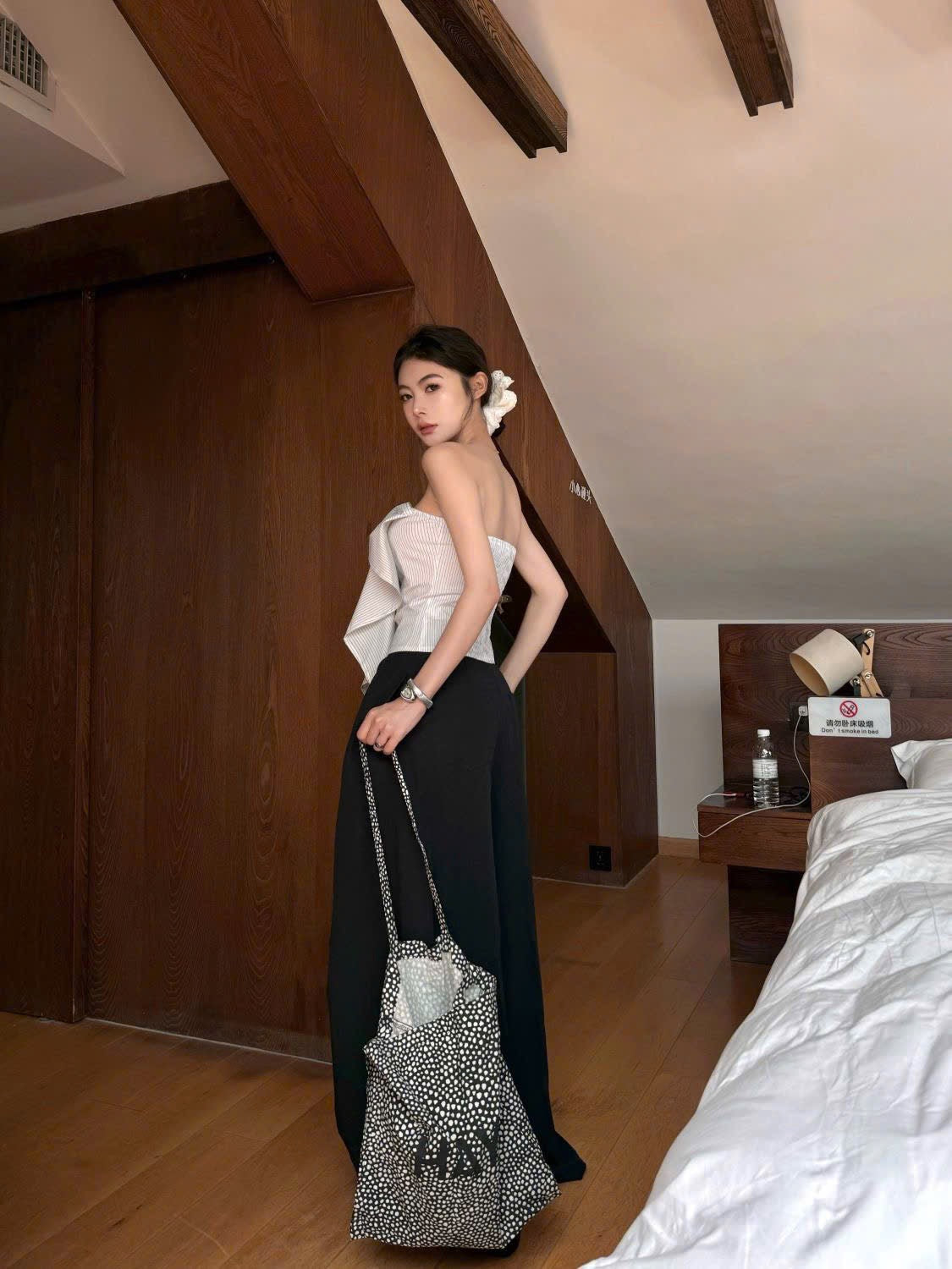 Bow Front Top & Pants Set