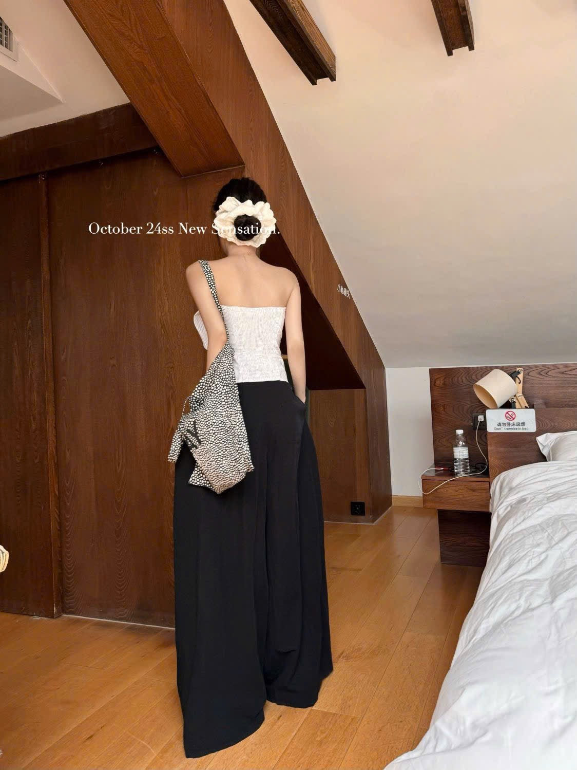 Bow Front Top & Pants Set