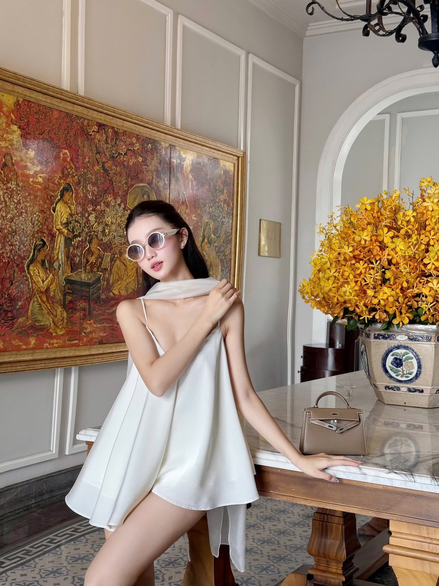 Babydoll Blouse & Short Set