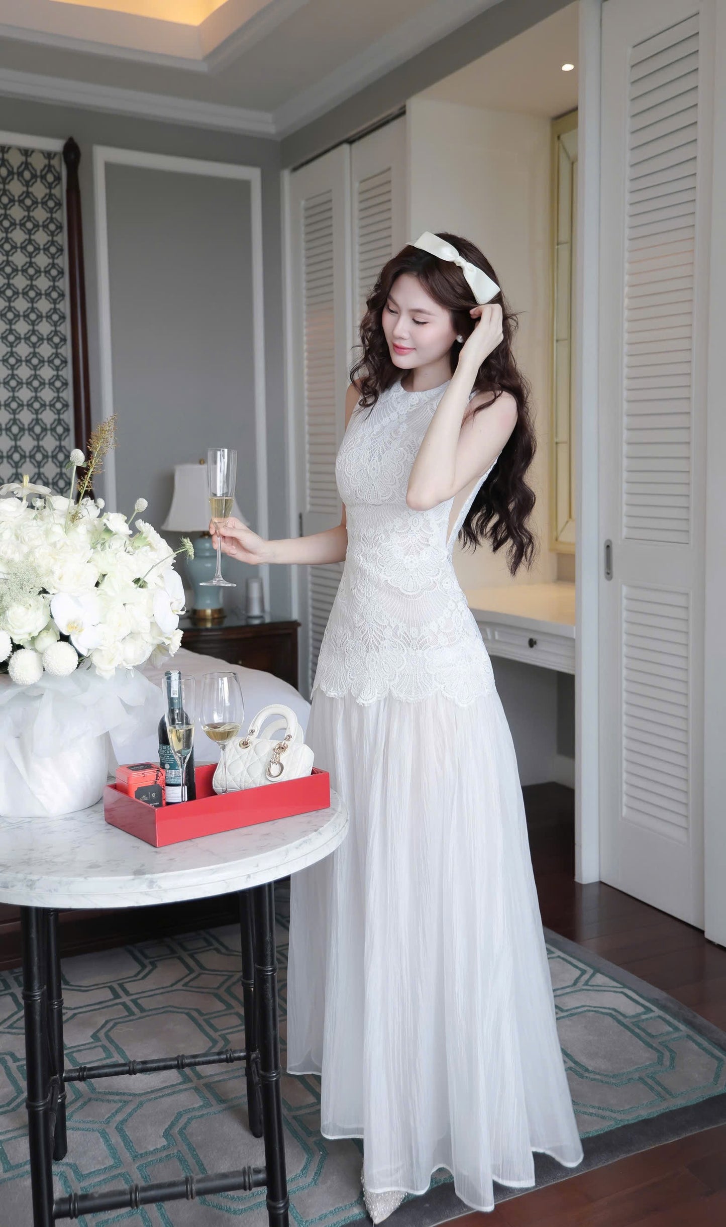 Lace Long Dress