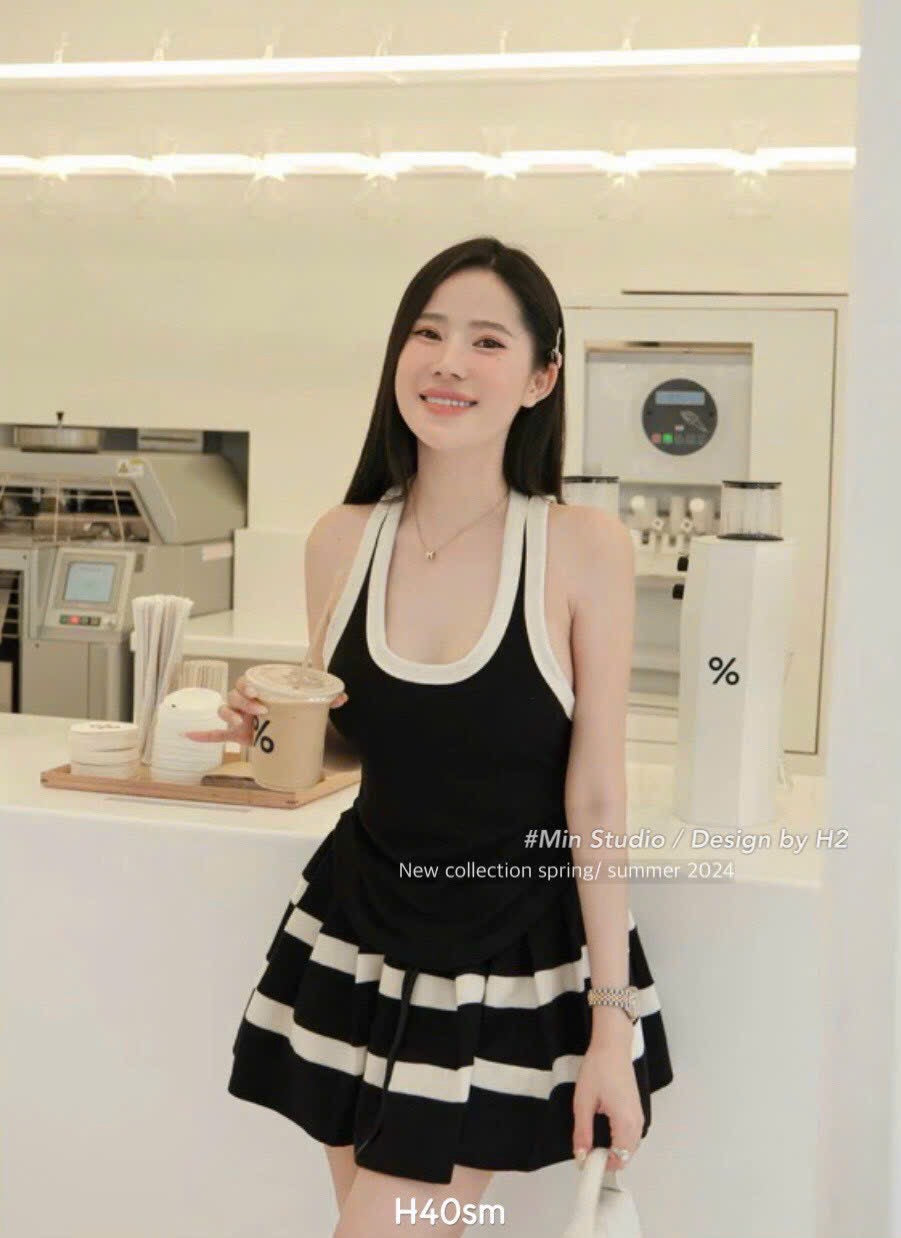 Tank Top & Skirt Set