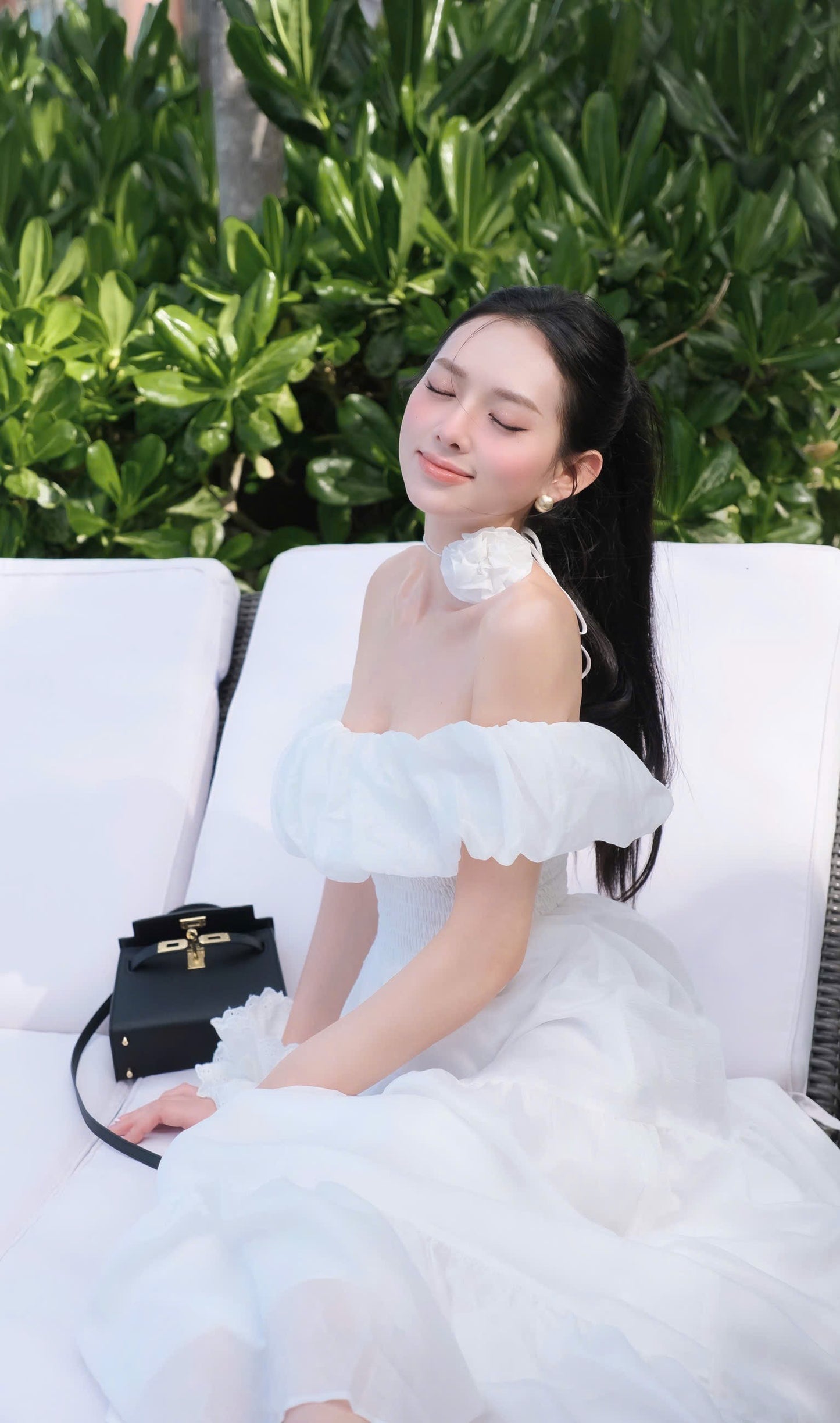 Open Shoulder Maxi Summer Dress