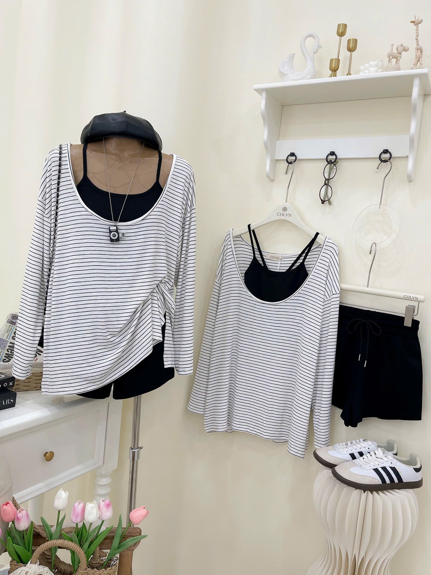 Drop Shoulder Top & Short Set