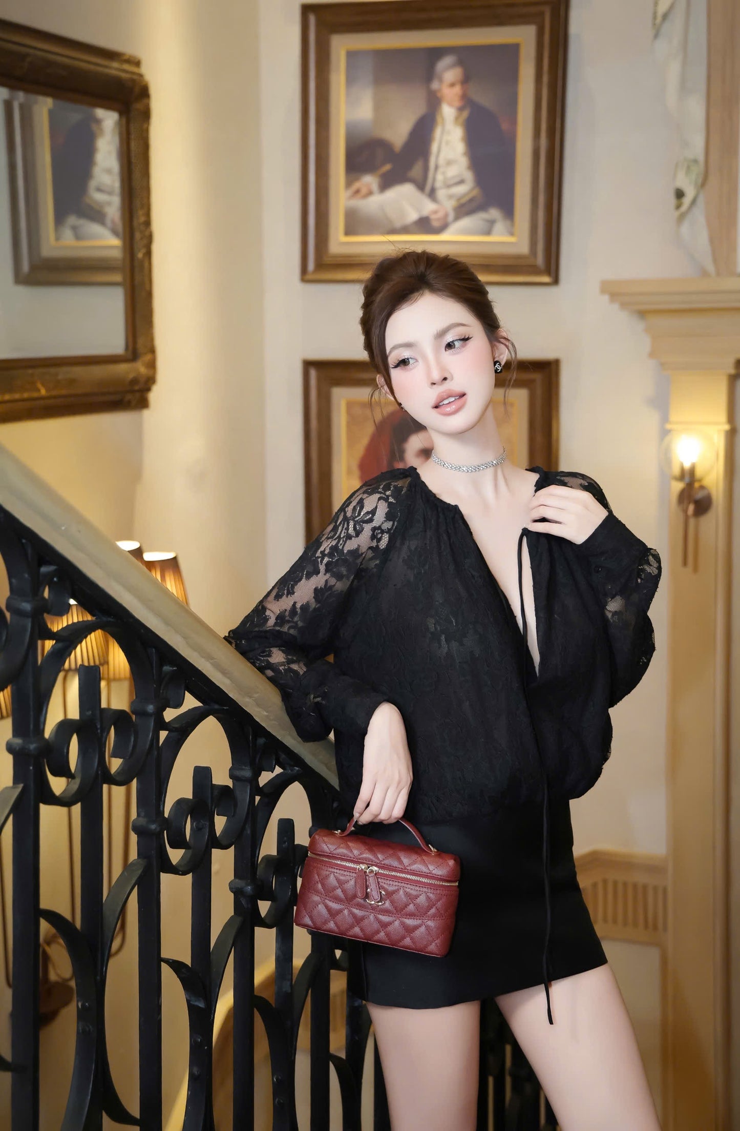 Black Lace Dress