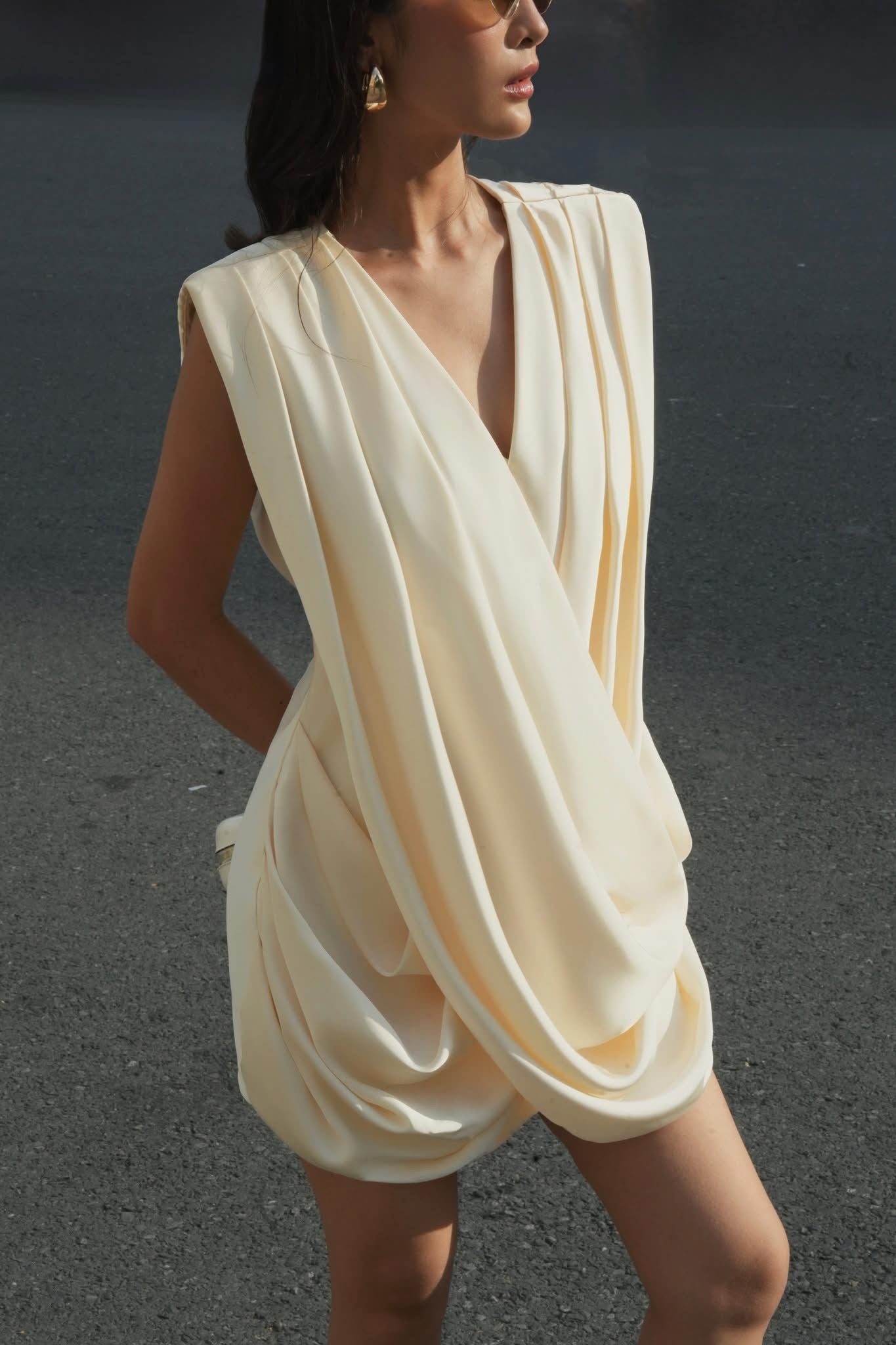 Crossed Front Dress