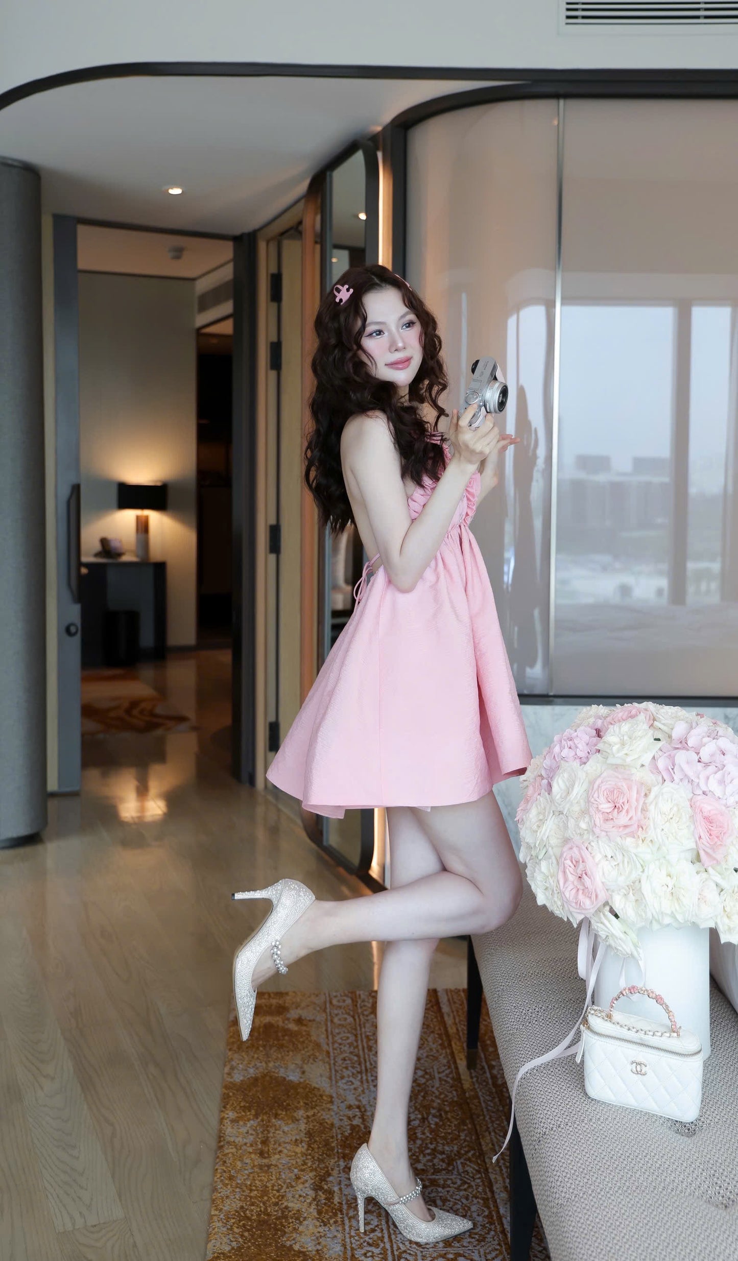 Backless Babydoll dress