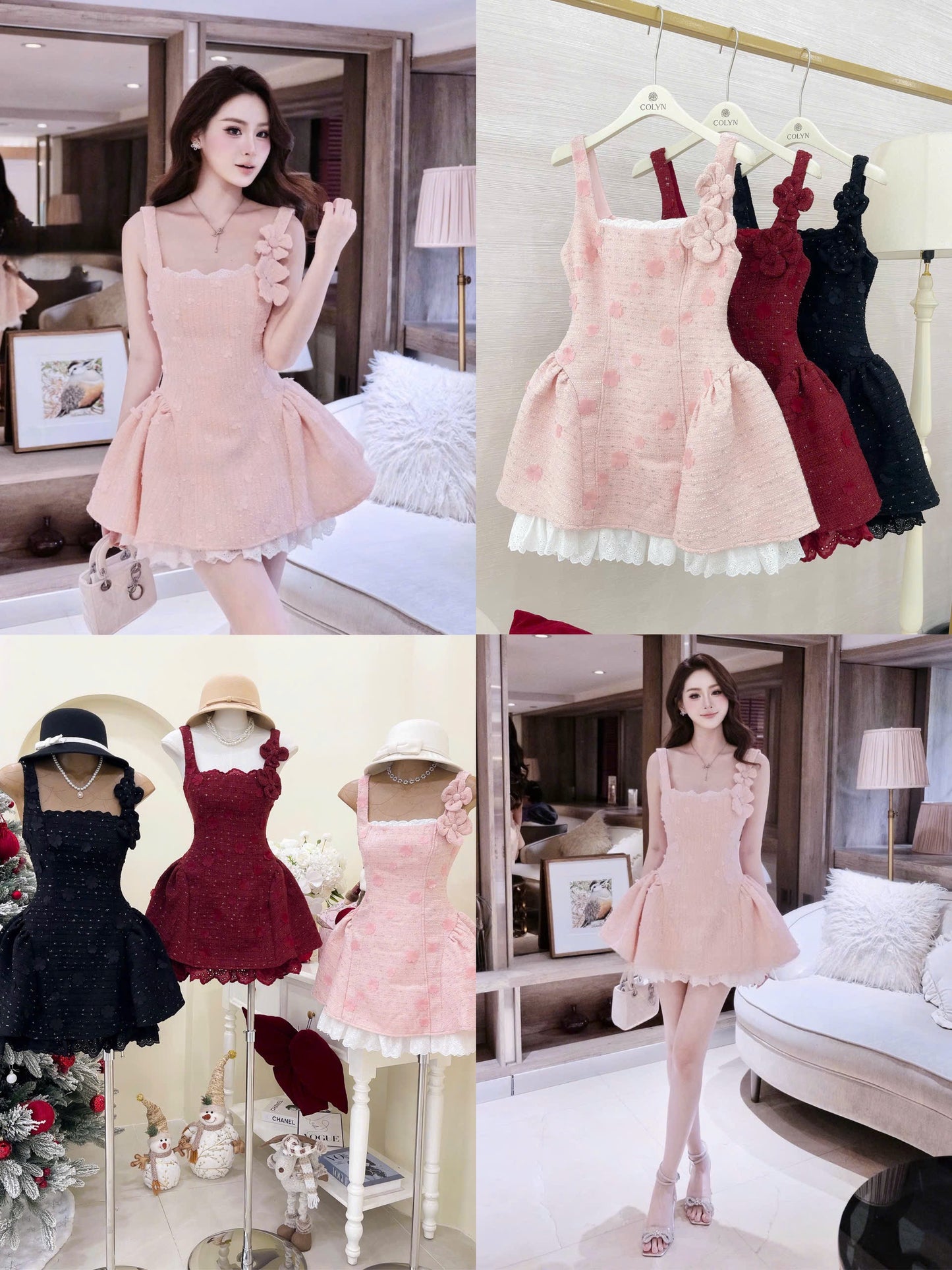 Christmas Flower Dress
