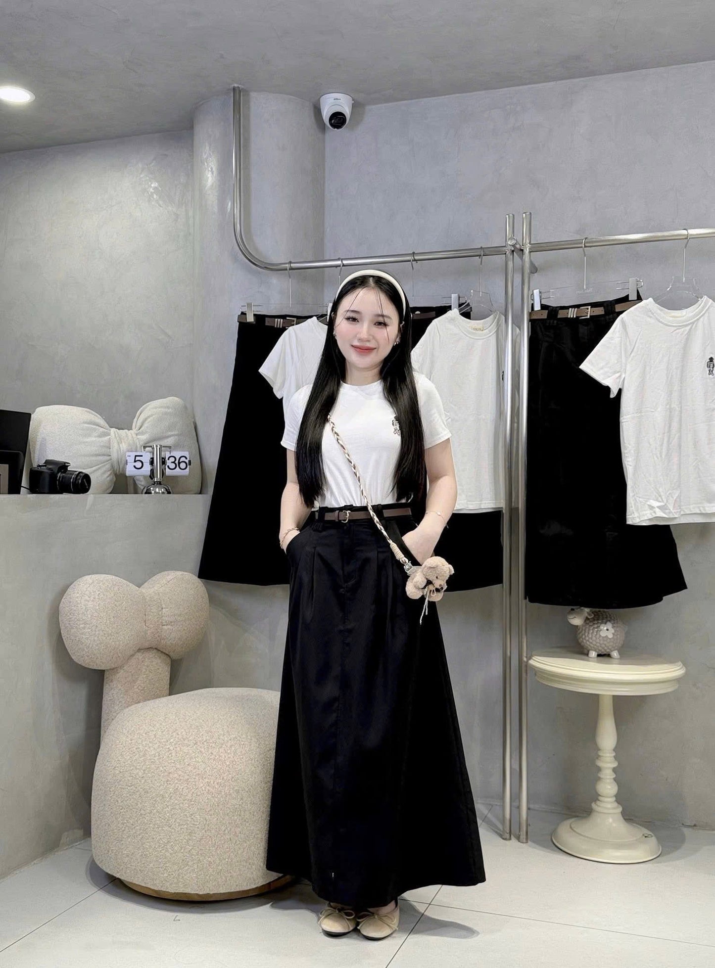 T-Shirt & Long Skirt Set