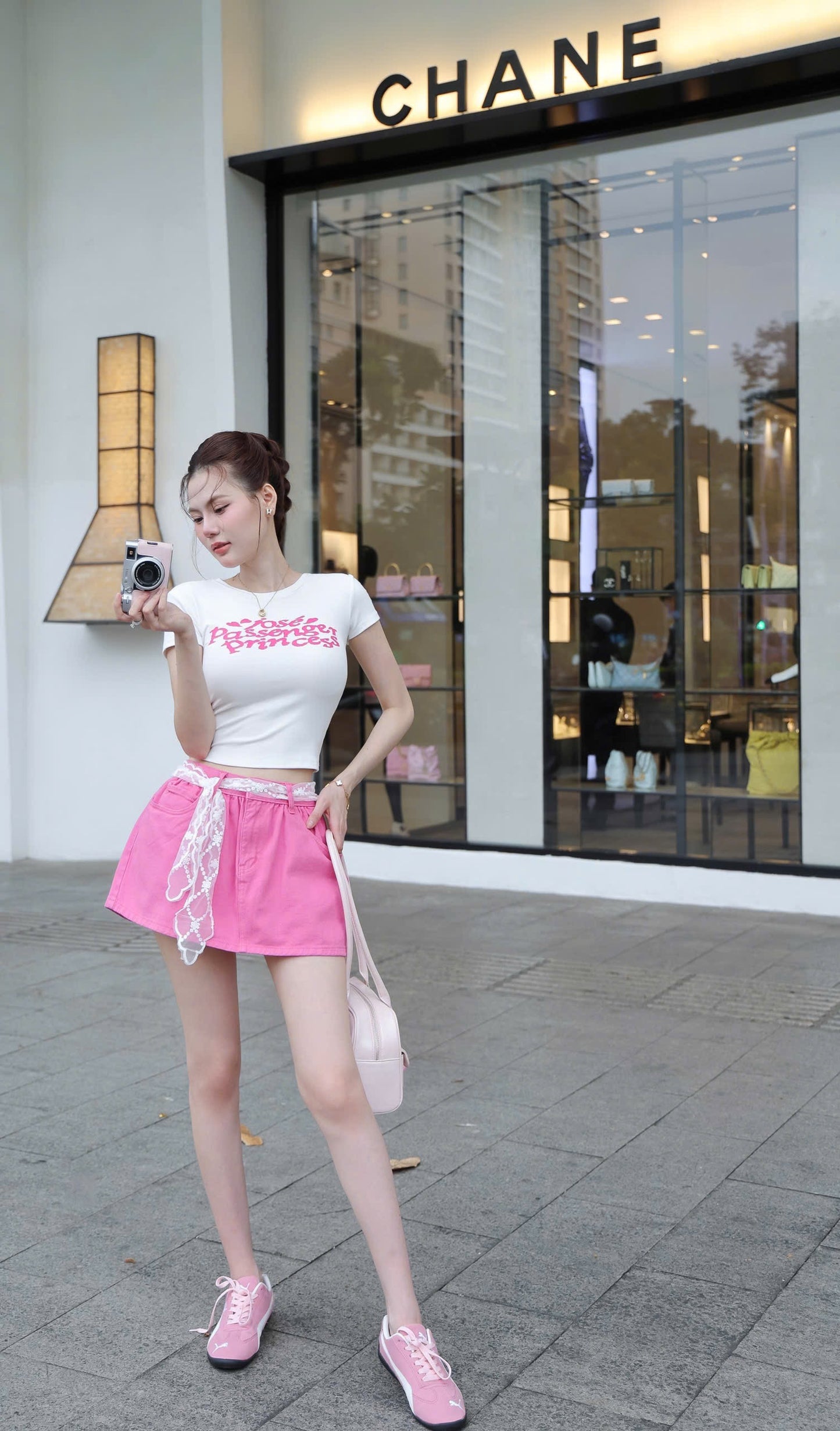 Letter Top & Skirt Set
