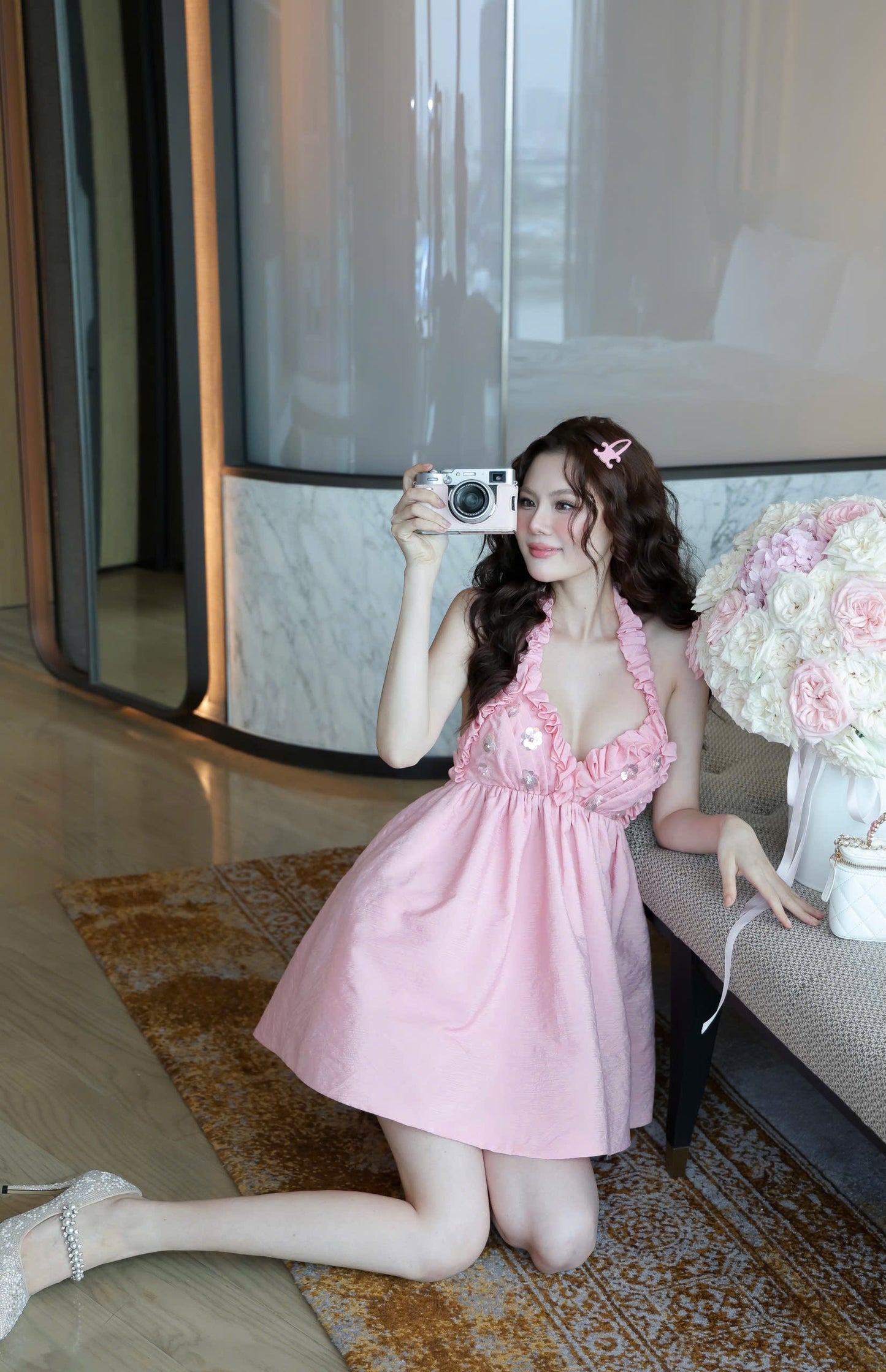 Backless Babydoll dress