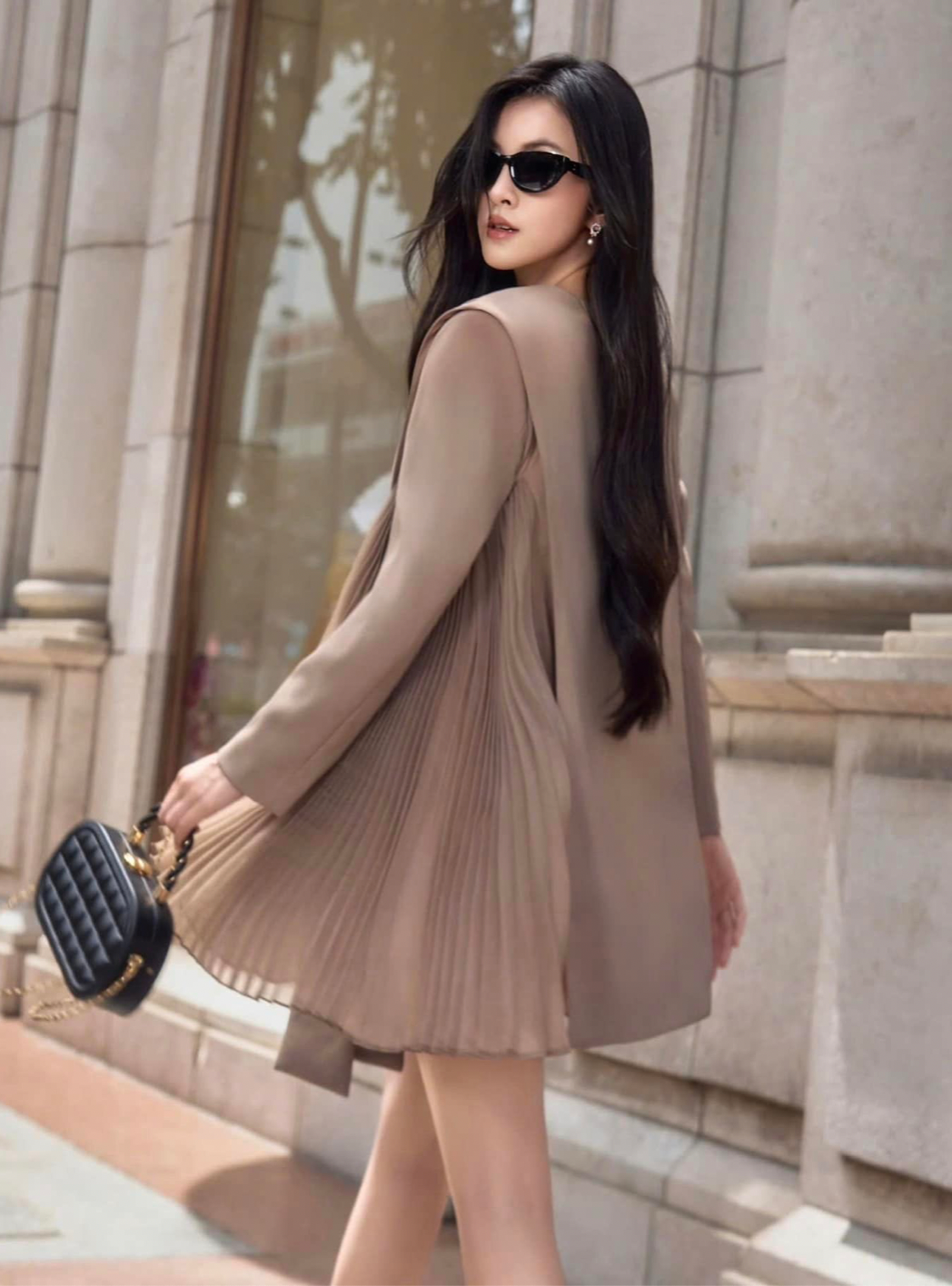 Knot Tie Vest Dress