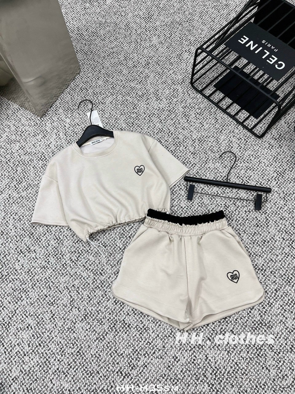 Croptop & Short Set