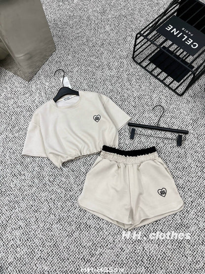 Croptop & Short Set