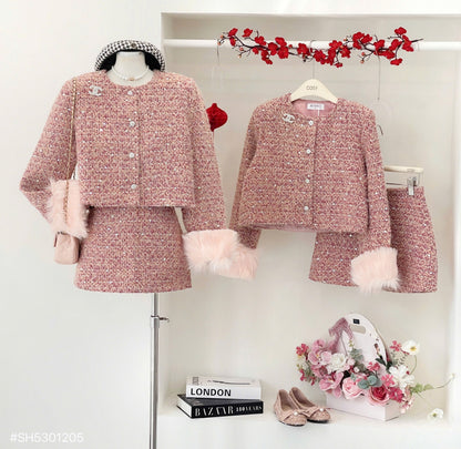 Tweed Red Set