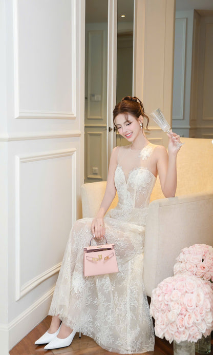 Lace Party Long Dress