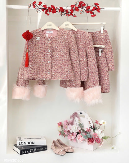 Tweed Red Set