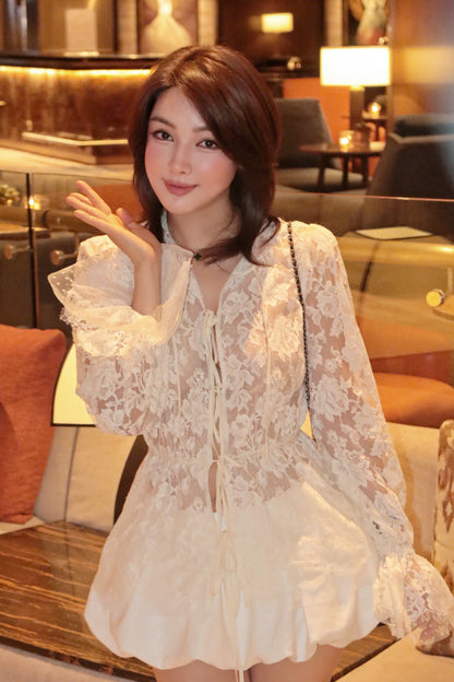 Flower Lace Blouse
