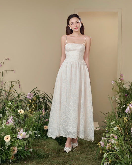Floral Pattern Maxi Dress