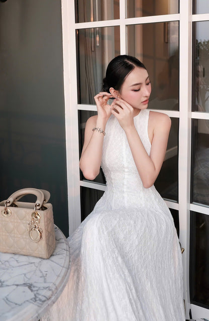 Long Lace Maxi Dress