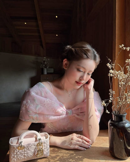 Alysa Bow Front Babydoll Dress