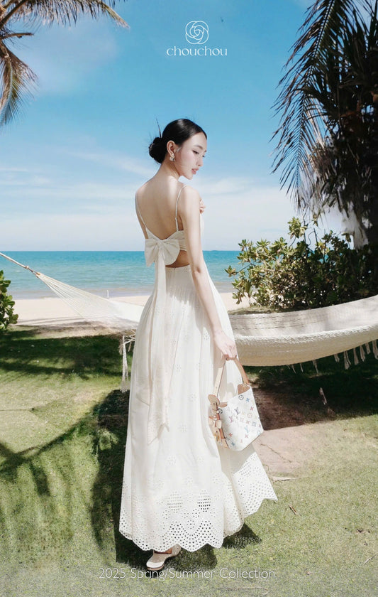 Back Bow Maxi Dress