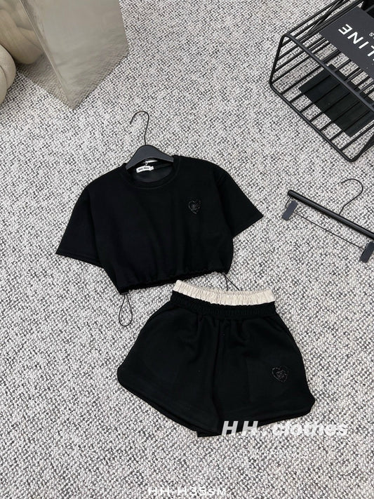 Croptop & Short Set