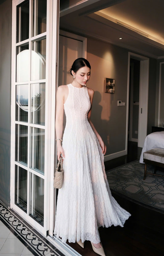 Long Lace Maxi Dress