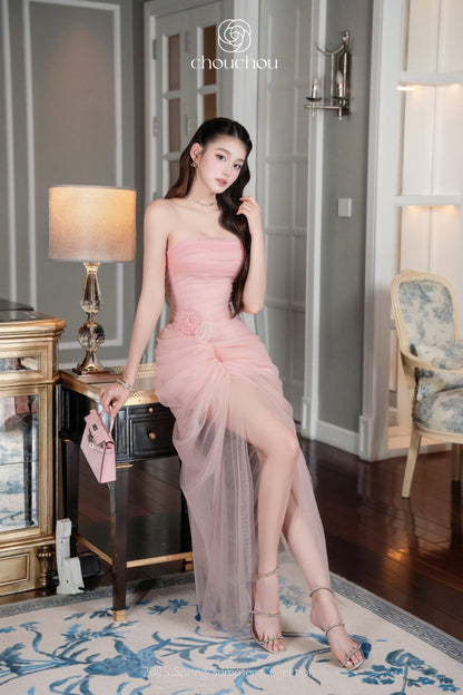 Party Open Shoulder Long Dress