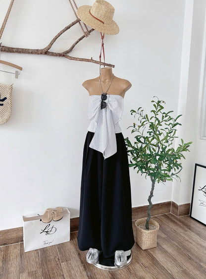 Bow Front Top & Pants Set