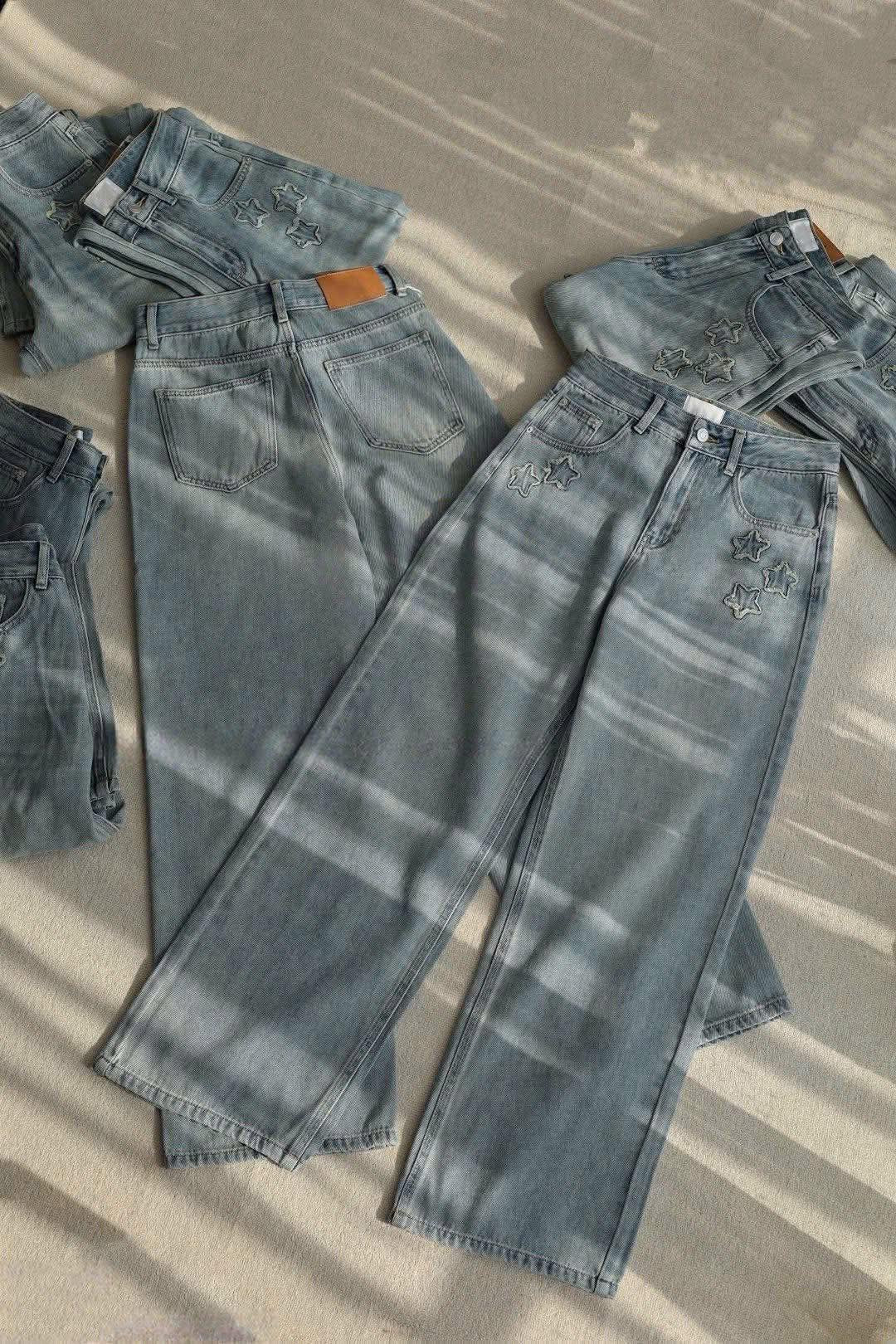 Printed Star Jean