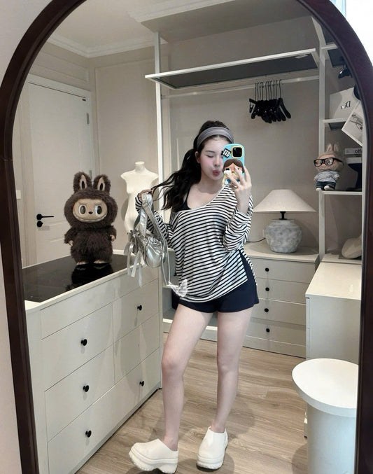 Drop Shoulder Top & Short Set