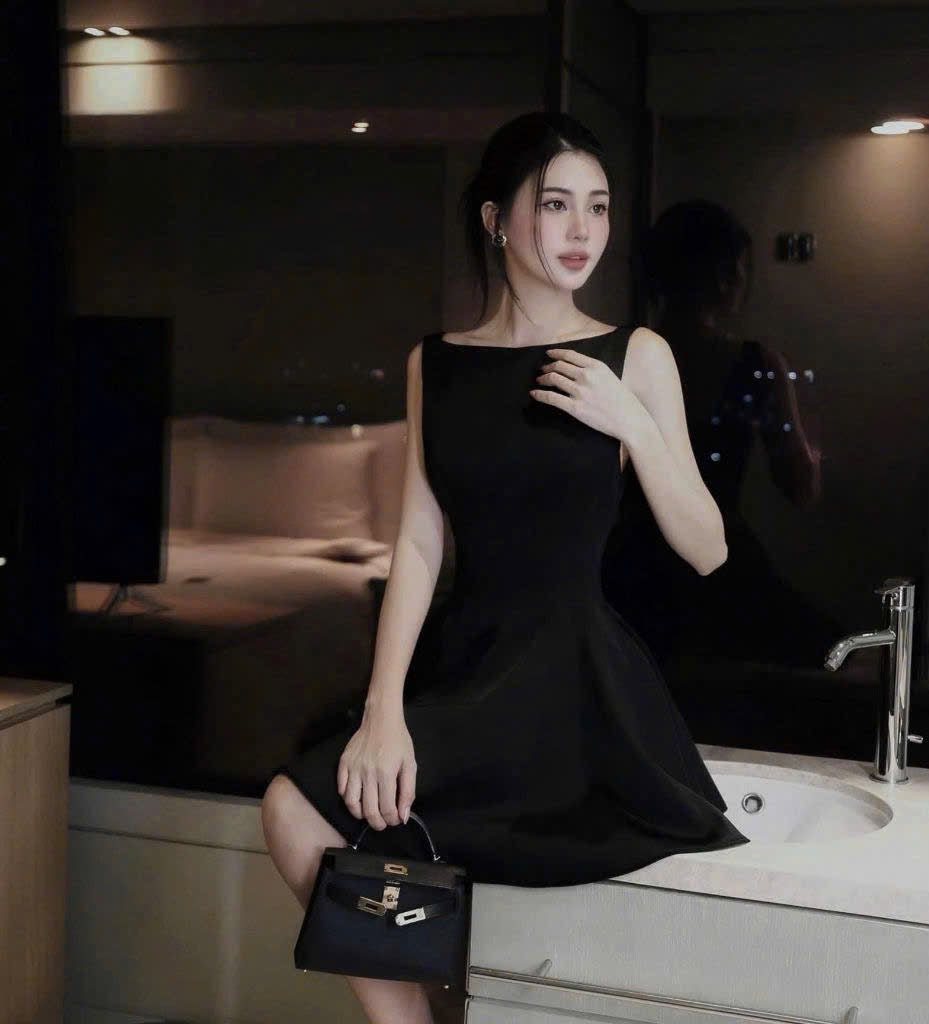 V- Back Dress