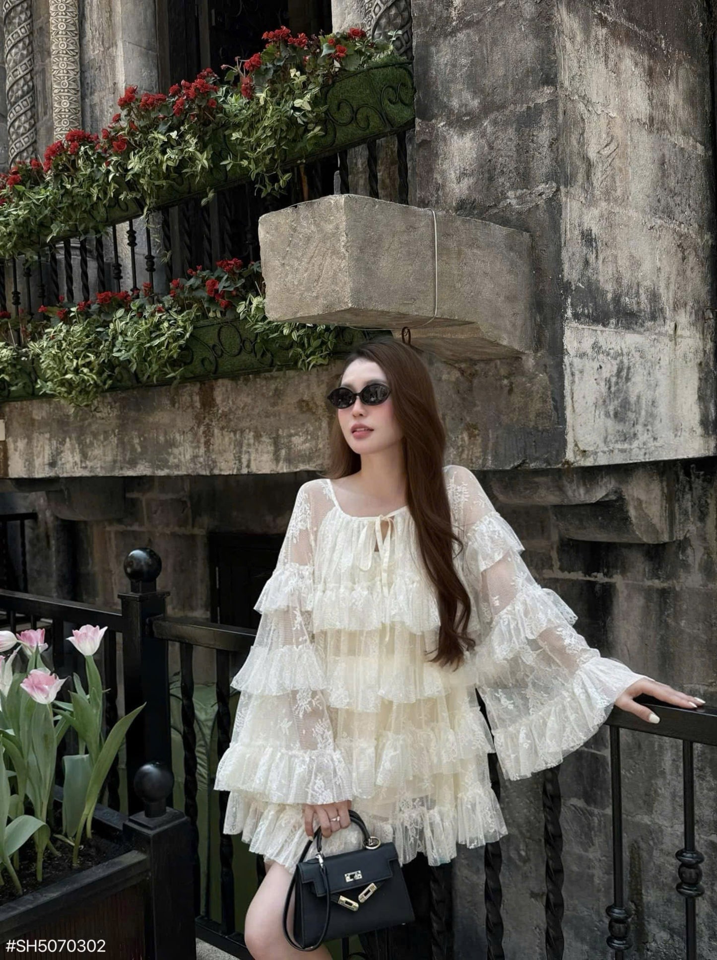 Layer Blouse & Short Set