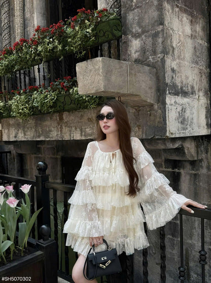 Layer Blouse & Short Set
