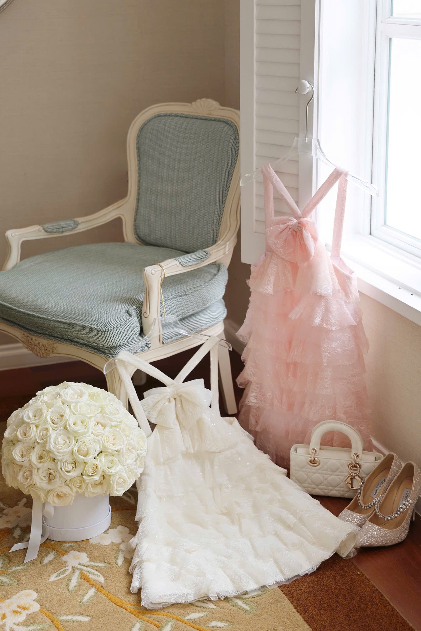 Bow Front Layer Babydoll Dress
