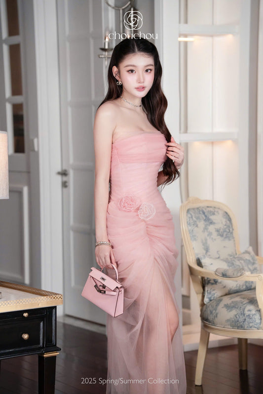 Party Open Shoulder Long Dress