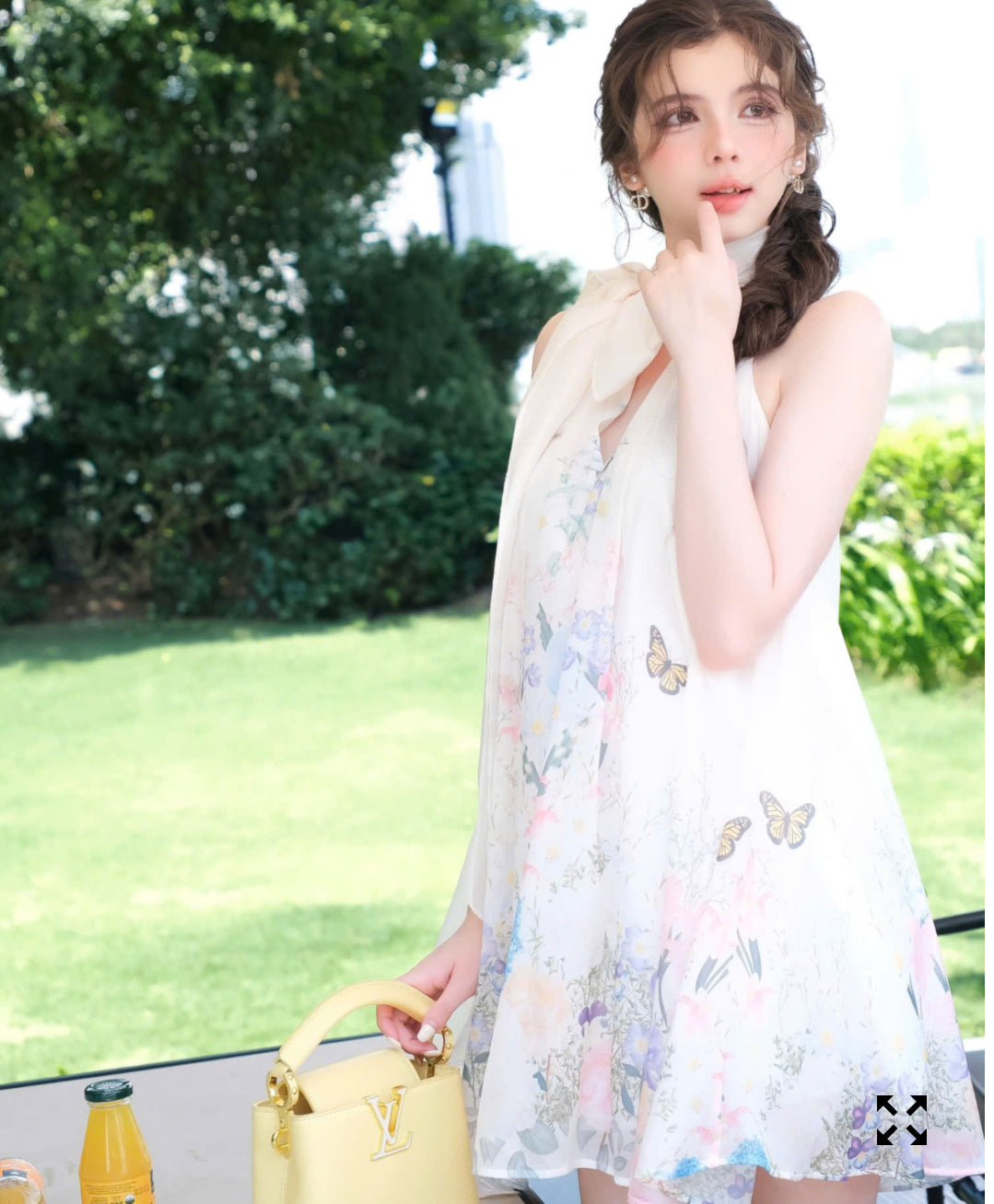 Butterfly Babydoll Dress