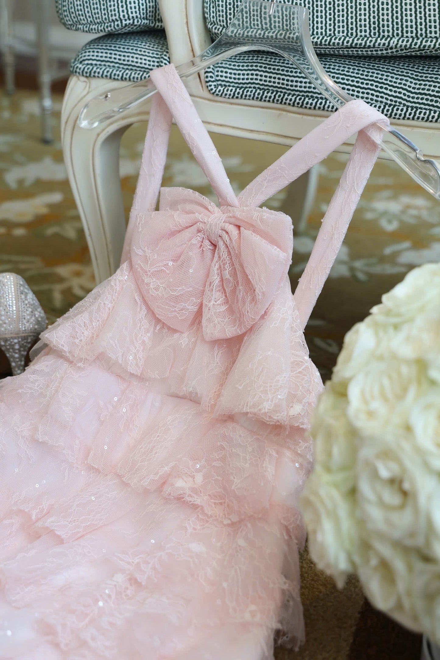 Bow Front Layer Babydoll Dress