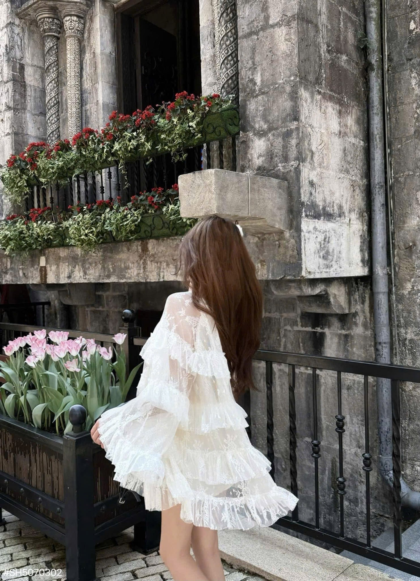 Layer Blouse & Short Set