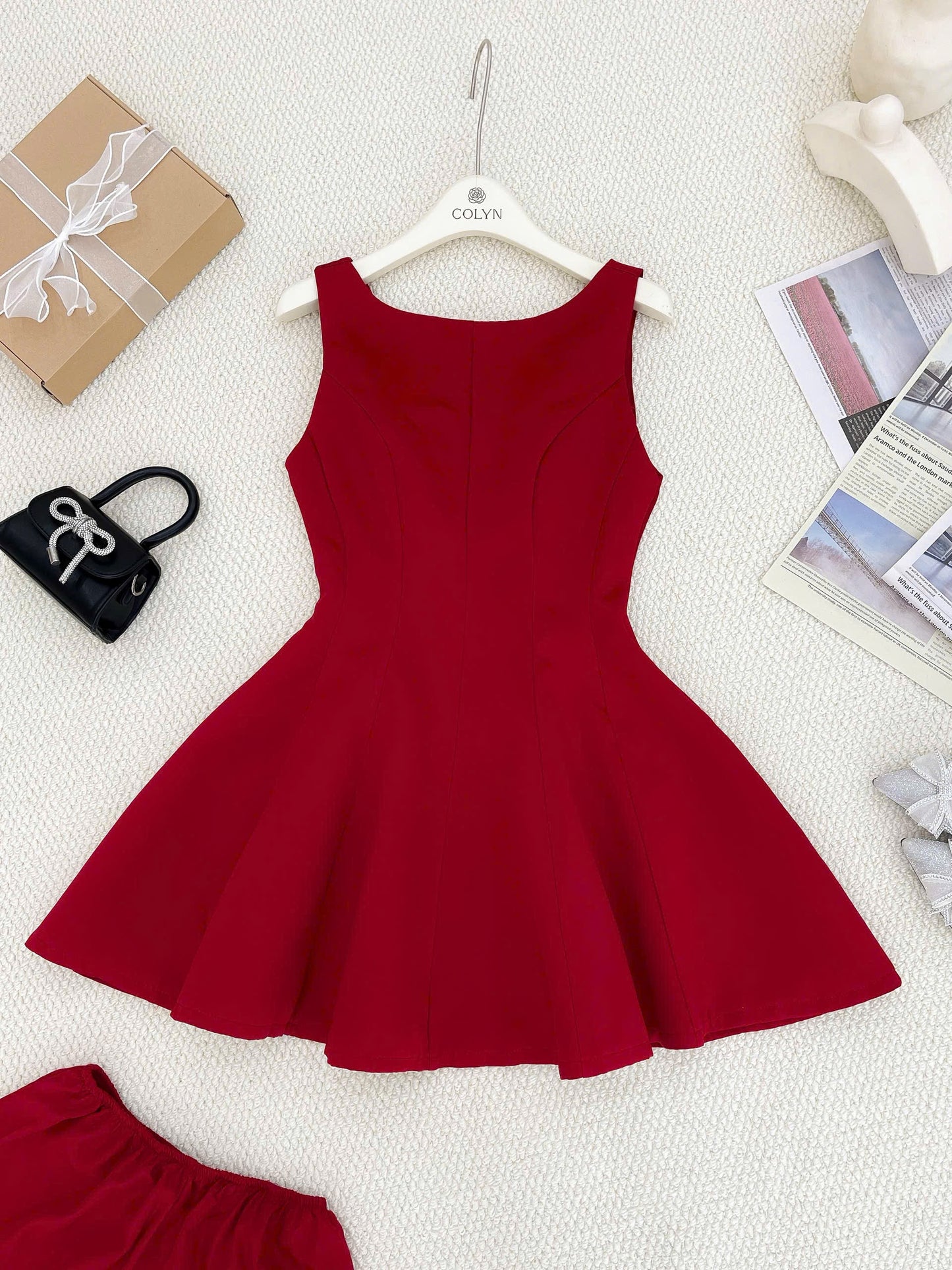 V- Back Dress