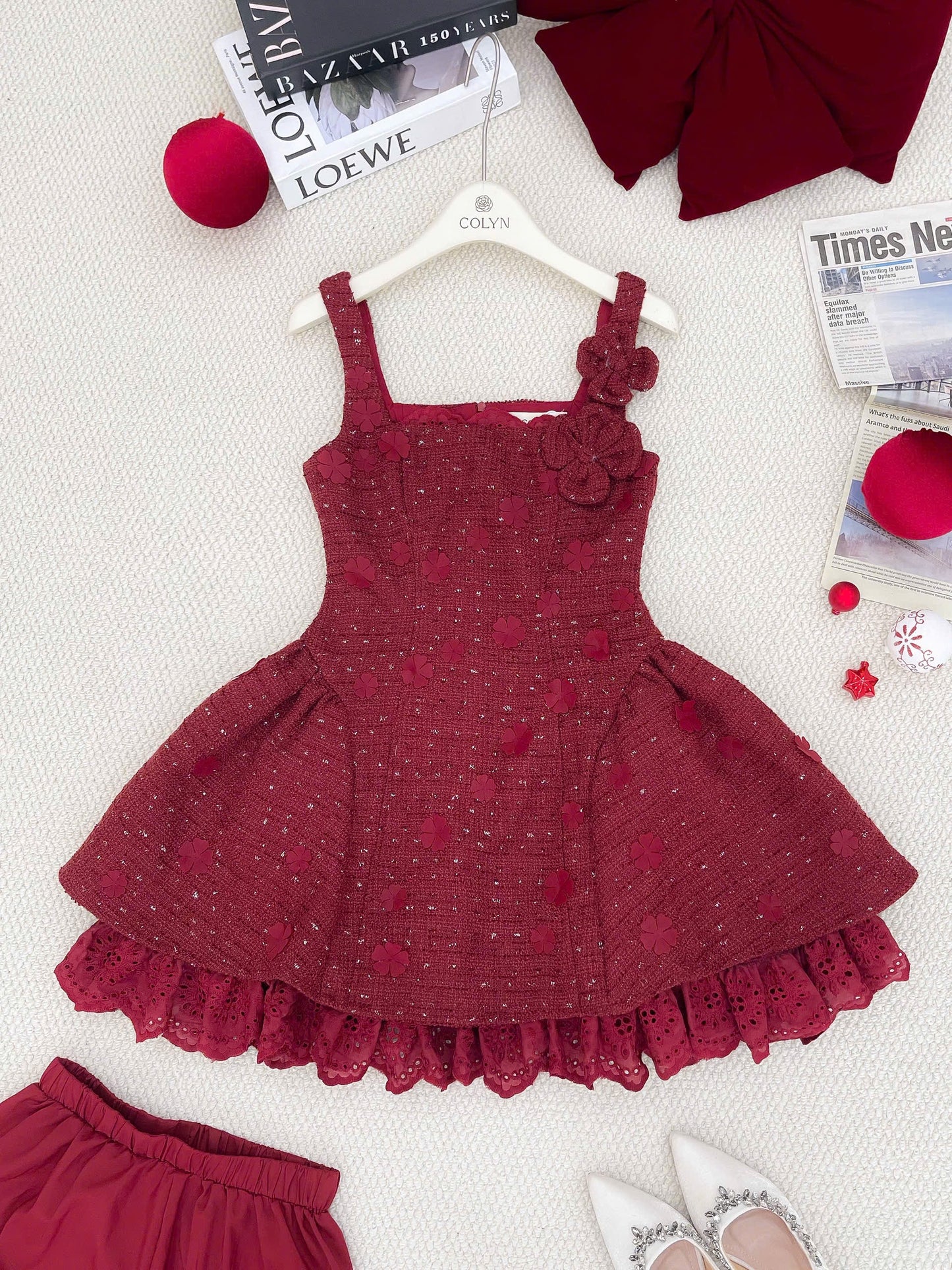 Christmas Flower Dress