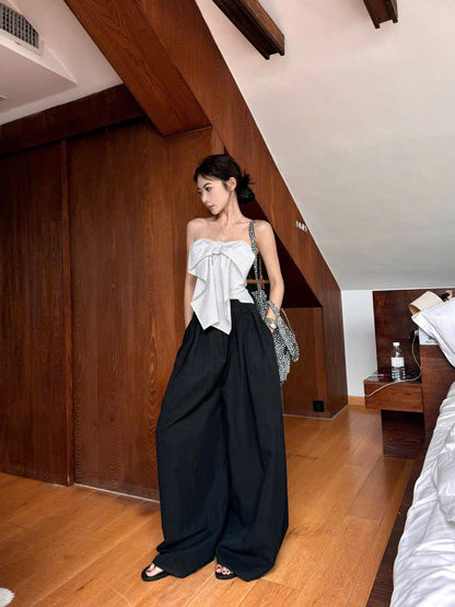 Bow Front Top & Pants Set