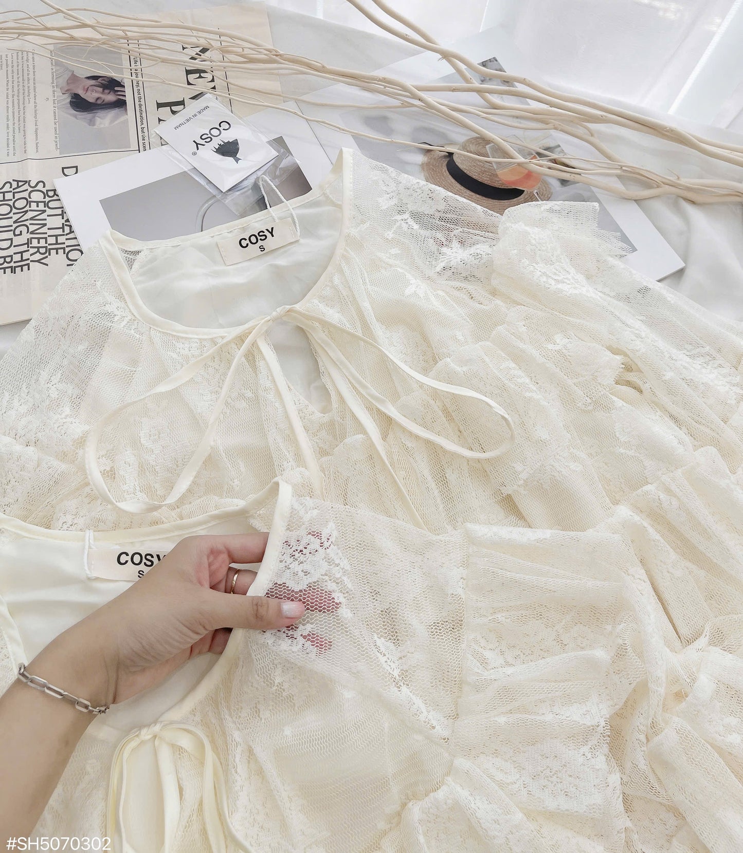 Layer Blouse & Short Set