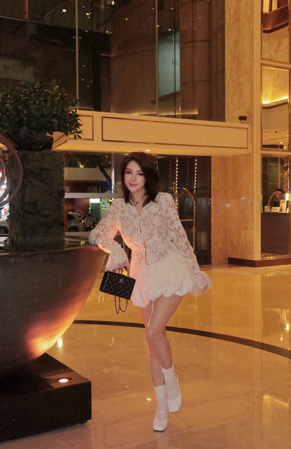 Flower Lace Blouse