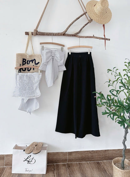 Bow Front Top & Pants Set