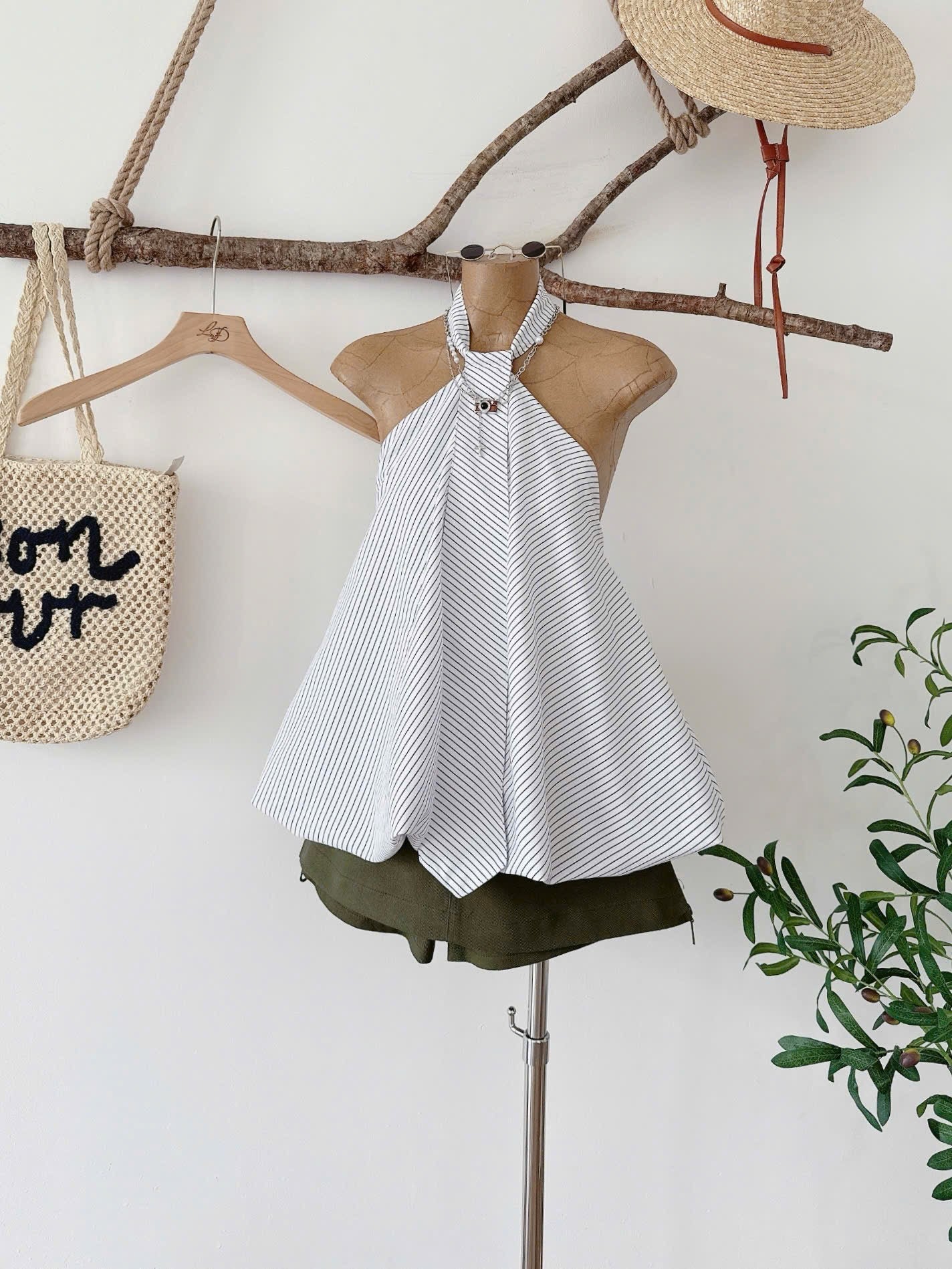 Modern Top & Skirt Set